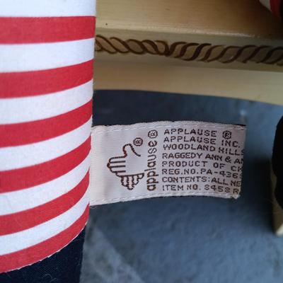 LOT 334: Raggedy Ann and Andy Dickey Mountain Crafts Handpainted Children's Furniture, Campbell's Kids Dolls, Raggedy Ann Coin...