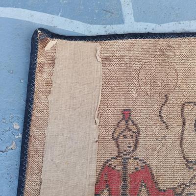 LOT 345: Vintage Snow White and the Seven Dwarves & Circus Elephant Nursery Rugs