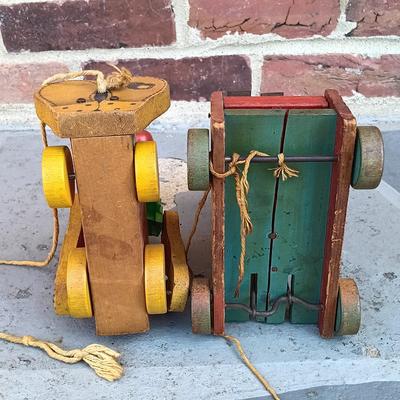 LOT 350: Hike Bike Vintage Tricycle with Fisher Price Toys