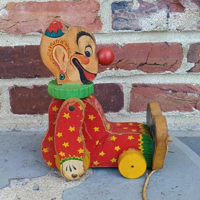 LOT 350: Hike Bike Vintage Tricycle with Fisher Price Toys