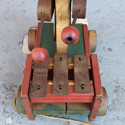 LOT 350: Hike Bike Vintage Tricycle with Fisher Price Toys