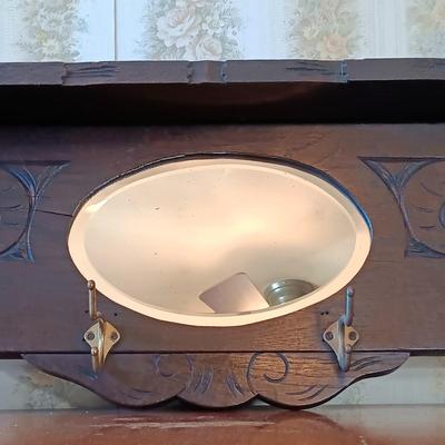 LOT 379: Antique Hanging Hall Tree