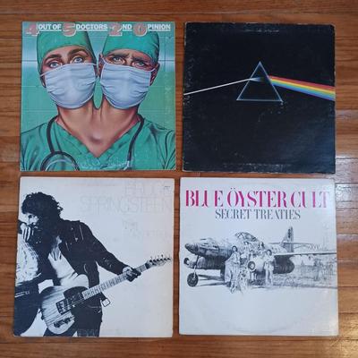 LOT 380: Vintage LPs- The Doors, Bruce Springsteen, Pink Floyd & More