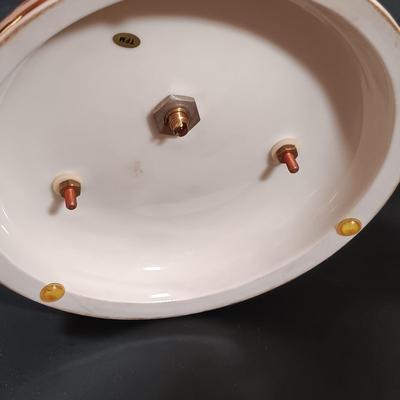 LOT 390: The Franklin Mint Carousel Clock, Danny Boy Poem Music Box Frame & 'The Irish' Coffee Table Book