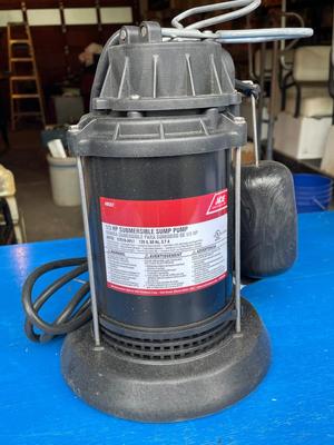 Sump Pump - works