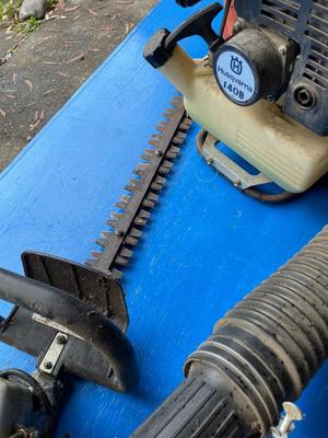 Gas Powered Blower and Hedge Trimmer - not tested