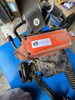 Gas Powered Blower and Hedge Trimmer - not tested