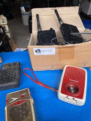 Lot of Transistor Radios and Walky Talkies - works