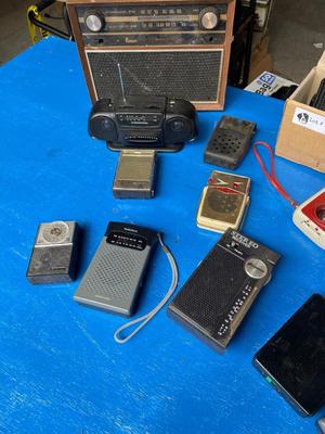 Lot of Transistor Radios and Walky Talkies - works