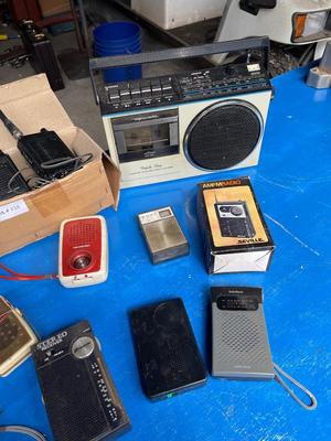 Lot of Transistor Radios and Walky Talkies - works