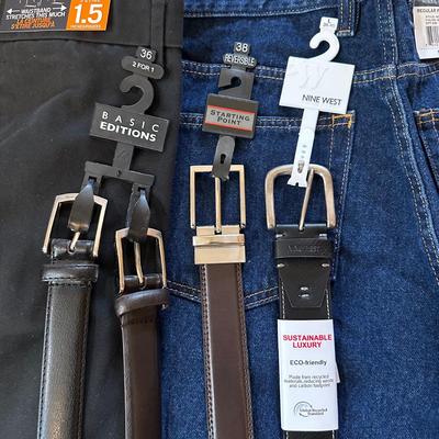 LOT 30Y: Collection Of New in Package / New With Tags Clothing - Shirts, Belts, Pants & More