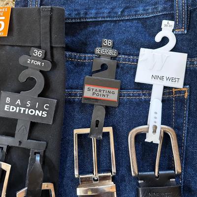 LOT 30Y: Collection Of New in Package / New With Tags Clothing - Shirts, Belts, Pants & More