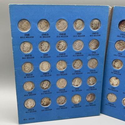 LOT 82J: Roosevelt Dime Collection (48) 90% Silver