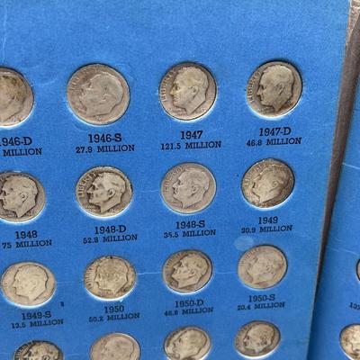 LOT 82J: Roosevelt Dime Collection (48) 90% Silver