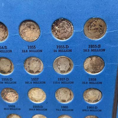 LOT 82J: Roosevelt Dime Collection (48) 90% Silver