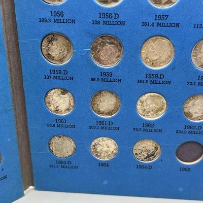 LOT 82J: Roosevelt Dime Collection (48) 90% Silver