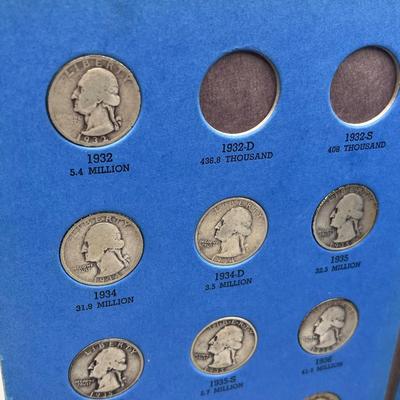 LOT 84J: Washington Head Quarter Collection 1932-1945 (35) 90% Silver