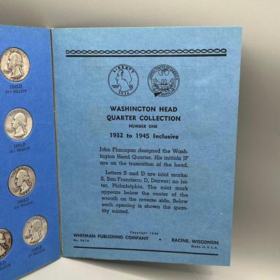 LOT 84J: Washington Head Quarter Collection 1932-1945 (35) 90% Silver