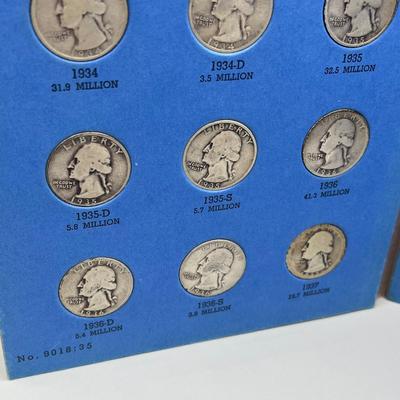 LOT 84J: Washington Head Quarter Collection 1932-1945 (35) 90% Silver