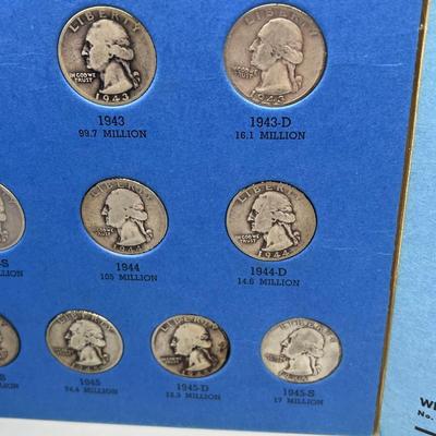 LOT 84J: Washington Head Quarter Collection 1932-1945 (35) 90% Silver