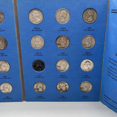 LOT 85J: Washington Head Quarter Collection 1946-1959 (36) 90% Silver