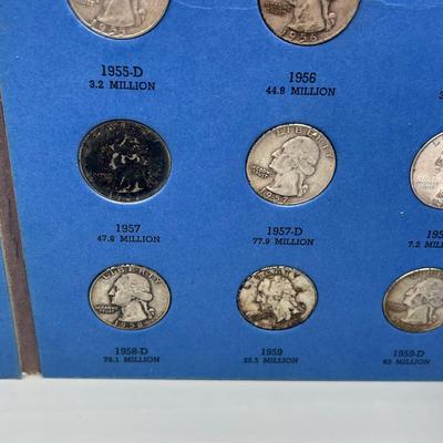 LOT 85J: Washington Head Quarter Collection 1946-1959 (36) 90% Silver
