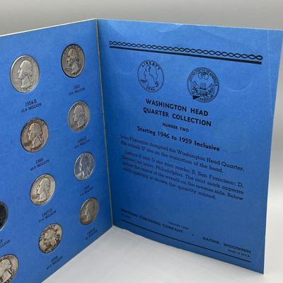 LOT 85J: Washington Head Quarter Collection 1946-1959 (36) 90% Silver