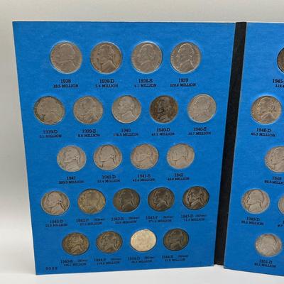 LOT 90J: Jefferson Nickel Collection 1938-1961 / Including Wartime Silver Nickels & Buffalo Nickel