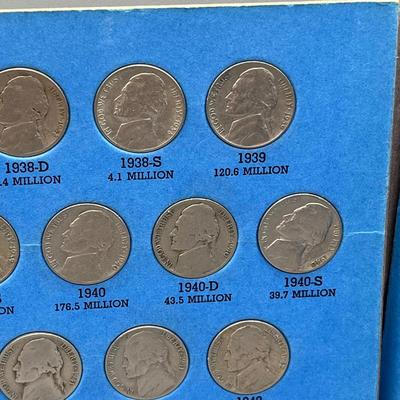 LOT 90J: Jefferson Nickel Collection 1938-1961 / Including Wartime Silver Nickels & Buffalo Nickel
