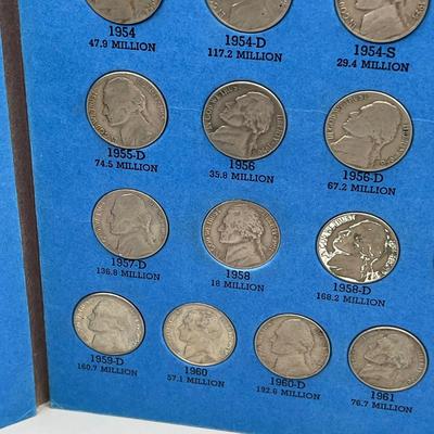 LOT 90J: Jefferson Nickel Collection 1938-1961 / Including Wartime Silver Nickels & Buffalo Nickel