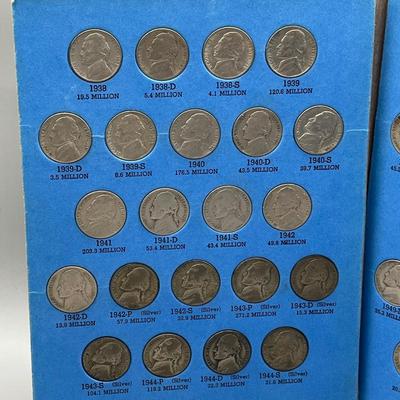 LOT 90J: Jefferson Nickel Collection 1938-1961 / Including Wartime Silver Nickels & Buffalo Nickel
