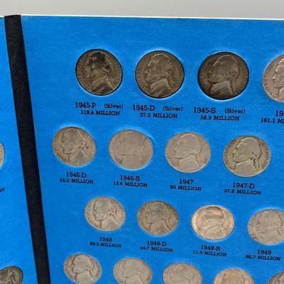 LOT 90J: Jefferson Nickel Collection 1938-1961 / Including Wartime Silver Nickels & Buffalo Nickel