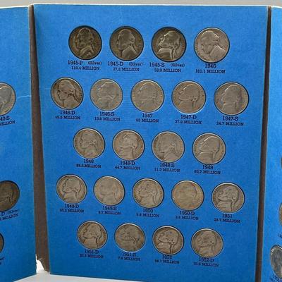 LOT 90J: Jefferson Nickel Collection 1938-1961 / Including Wartime Silver Nickels & Buffalo Nickel