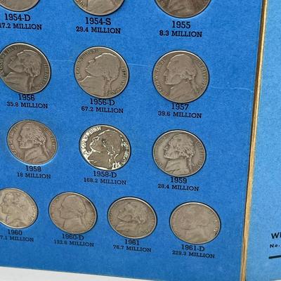 LOT 90J: Jefferson Nickel Collection 1938-1961 / Including Wartime Silver Nickels & Buffalo Nickel