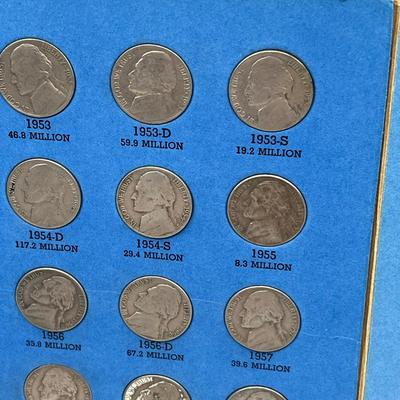 LOT 90J: Jefferson Nickel Collection 1938-1961 / Including Wartime Silver Nickels & Buffalo Nickel