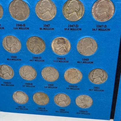 LOT 90J: Jefferson Nickel Collection 1938-1961 / Including Wartime Silver Nickels & Buffalo Nickel