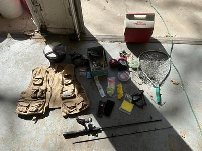 BUGABOO CAMPING COOKWARE, FISHING EQUIPMENT, SHEFFIELD POCKET KNIFE AND MORE