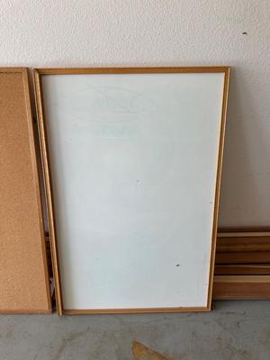 FOLDING DRAFTING TABLE, DRY ERASE AND CORK BOARDS