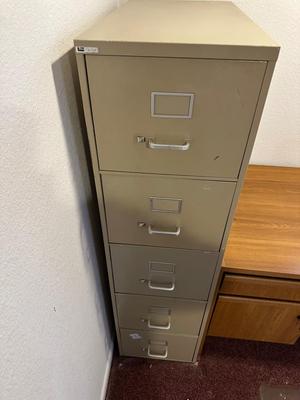 4 DRAWER METAL FILING CABINET