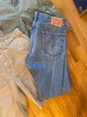 MENS SHORTS AND LEVI’S 505 JEANS