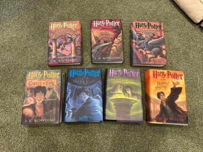 HARRY POTTER HARDBACK NOVELS