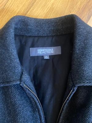 MEN’S KENNETH COLE COAT-XL, L.L. BEAN WOOL SWEATER-L, & SOFT FLEECE PULLOVER -XL