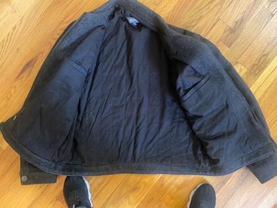 MEN’S KENNETH COLE COAT-XL, L.L. BEAN WOOL SWEATER-L, & SOFT FLEECE PULLOVER -XL