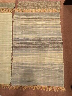 4) 26x32 HAND WOVEN RUGS