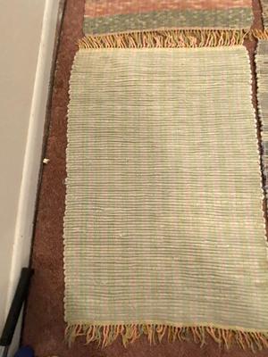 4) 26x32 HAND WOVEN RUGS