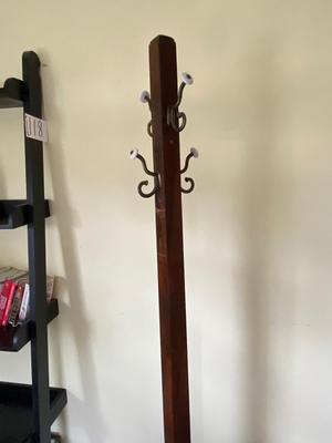 VINTAGE VANITY STOOL AND COAT TREE