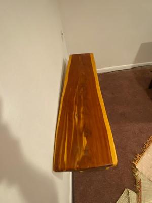 AWESOME LIVE EDGE AND LOG TABLE