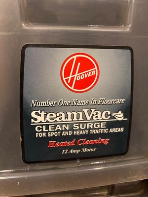 HOOVER STEAM-VAC HEATED CARPET AND UPHOLSTERY CLEANER
