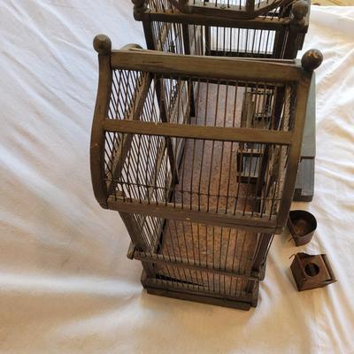 Antique Birdcage with Clocktower (BD-EL)