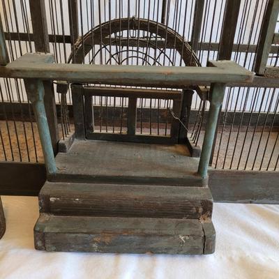 Antique Birdcage with Clocktower (BD-EL)